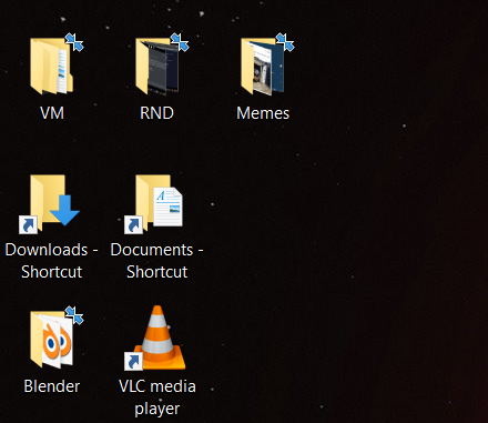 Weird arrow icon on desktop icons