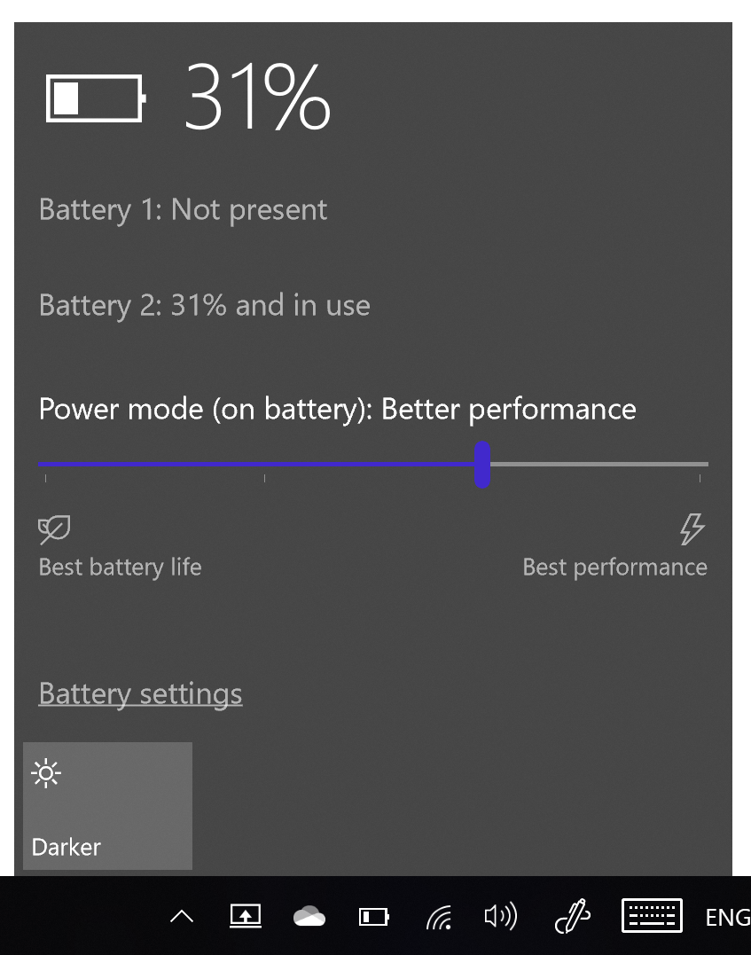 SurfaceBook tablet not charging. Battery 1 is not present and Microsoft ACPI -Compliant...