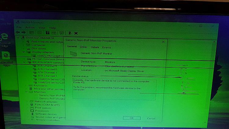 How to Fix My Monitor It is now green. 194009d1530351818t-win-10-home-1607-update-monitor-display-green-20180630_114056.jpg