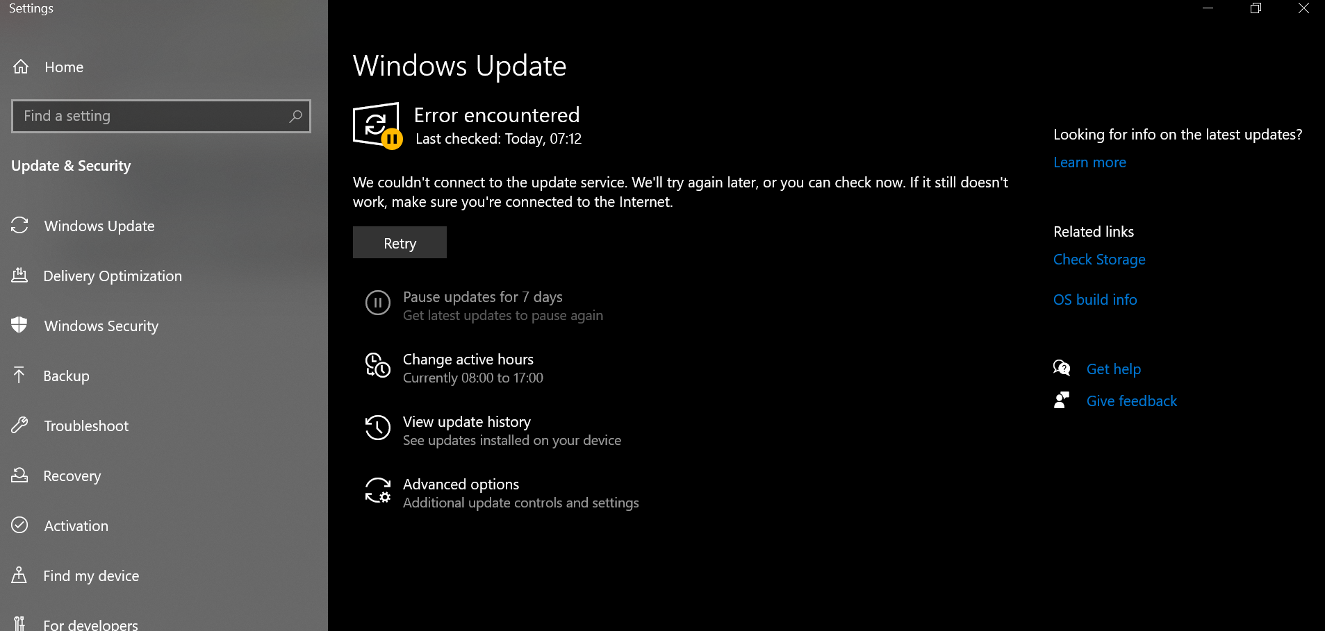 My laptop is connected to internet via WiFi but windows update showing not connected to... 1d4313ce-57c5-43e6-bb9d-fad12e58edd4?upload=true.png