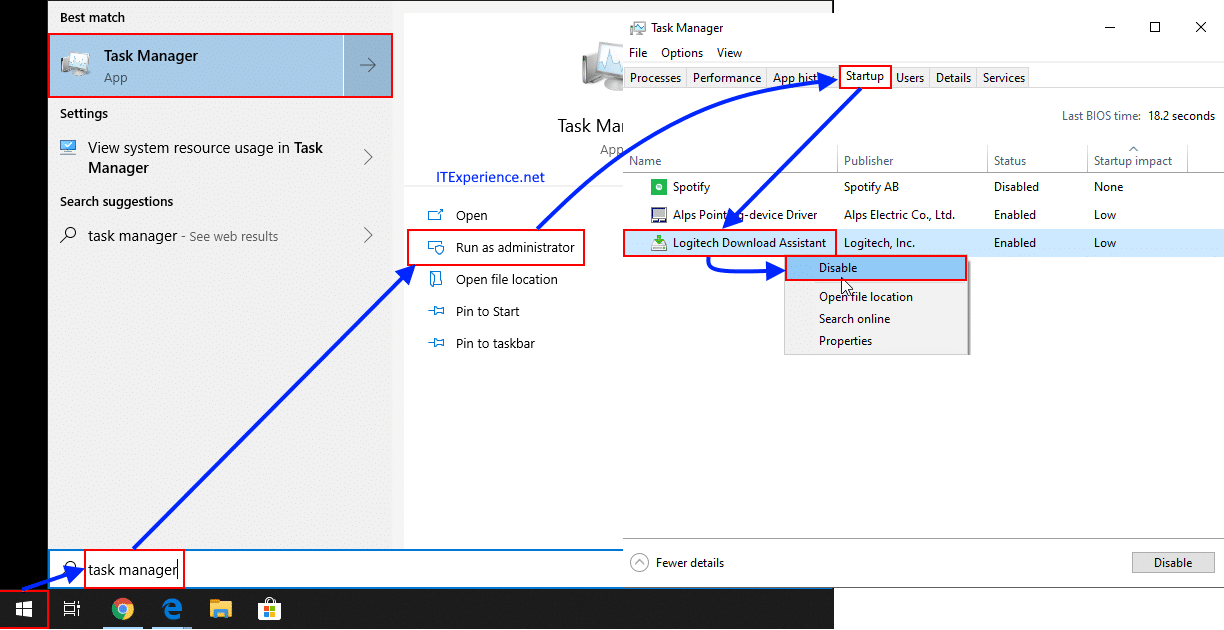 There was a problem starting C:\Windows\System32\LogiLDA.dll The specified module could not... %2fwww.itexperience.net%2fwp-content%2fuploads%2f2018%2f12%2fdisable-logilda.dll-in-task-manager.png