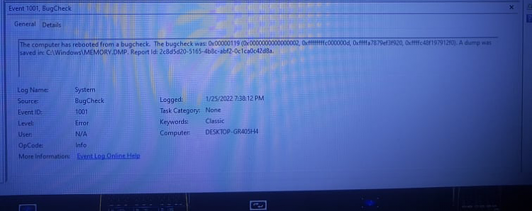 The computer has rebooted from a bugcheck - 1001 358130d1643102480t-1001-bugcheck-bsod-272290357_384061133484891_3919277629123178613_n.png