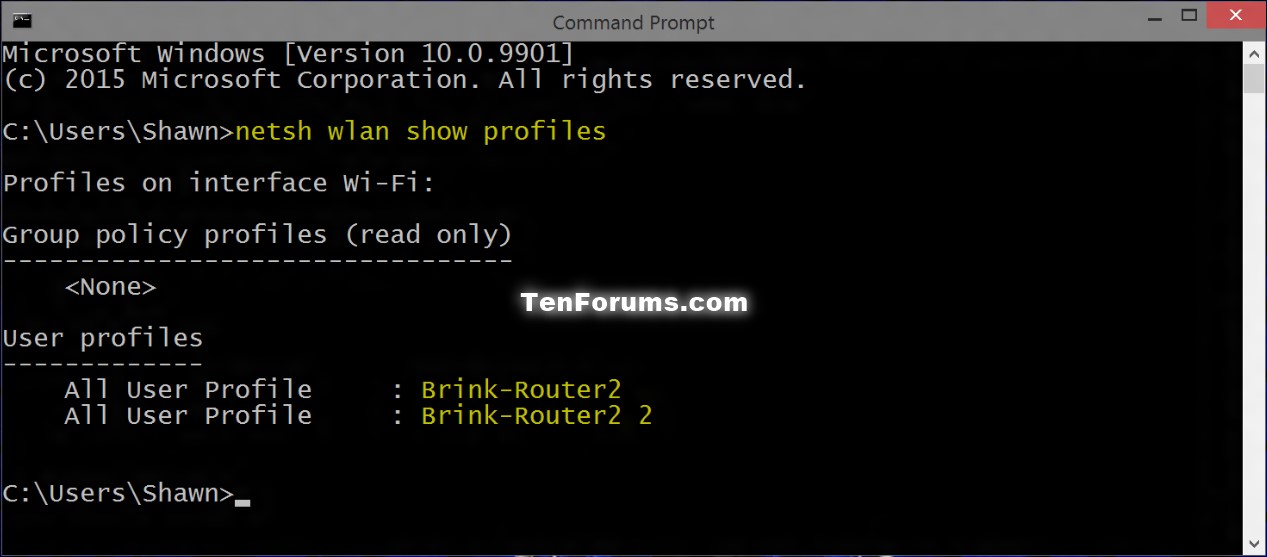 Cmd 5b. Netsh show WLAN. Netsh WLAN show profiles. Netsh cmd. Cmd fail delete.