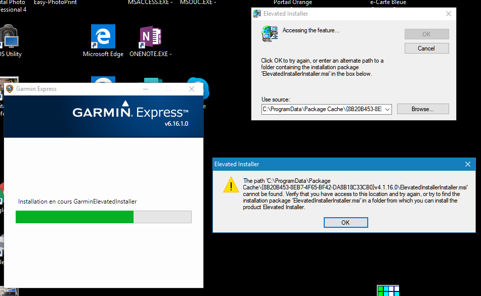 Windows 10: Garmin express