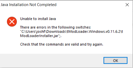 Java SE Binary isn't working