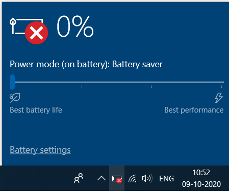 Battery problem on Acer Aspire A515-54G