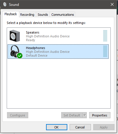 mic in headphone doesnt detect and my device use my laptop mic instead
