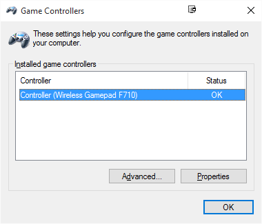 My Logitech F710 gaming controller not working