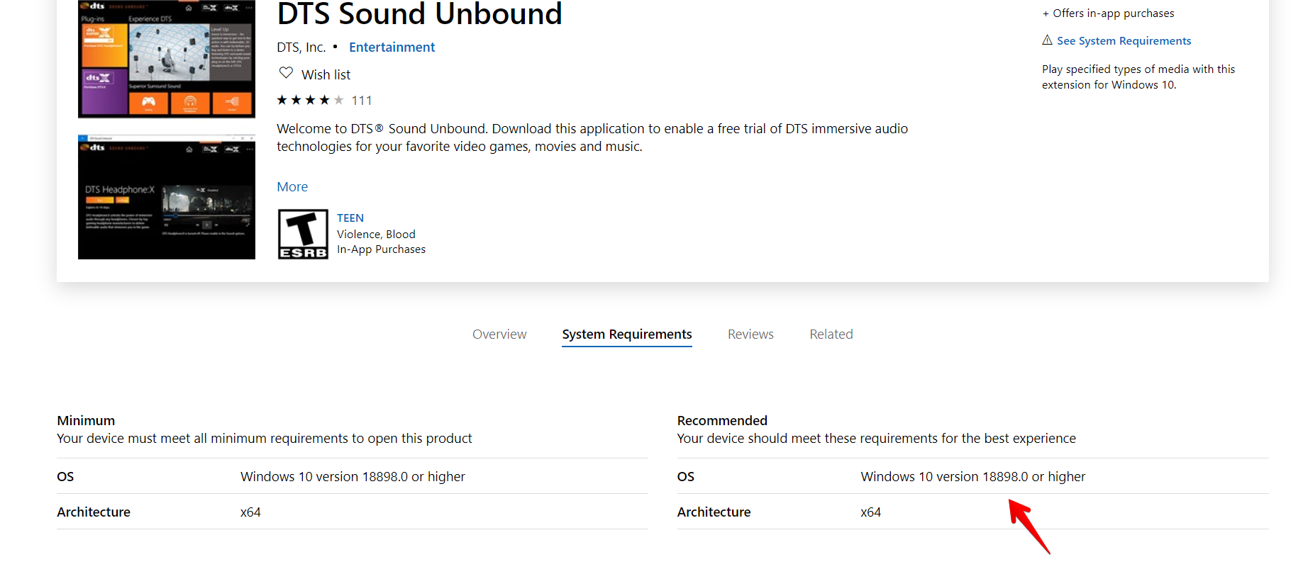 DTS Sound Unbound only gives option to buy or try free trial, even after  purchase