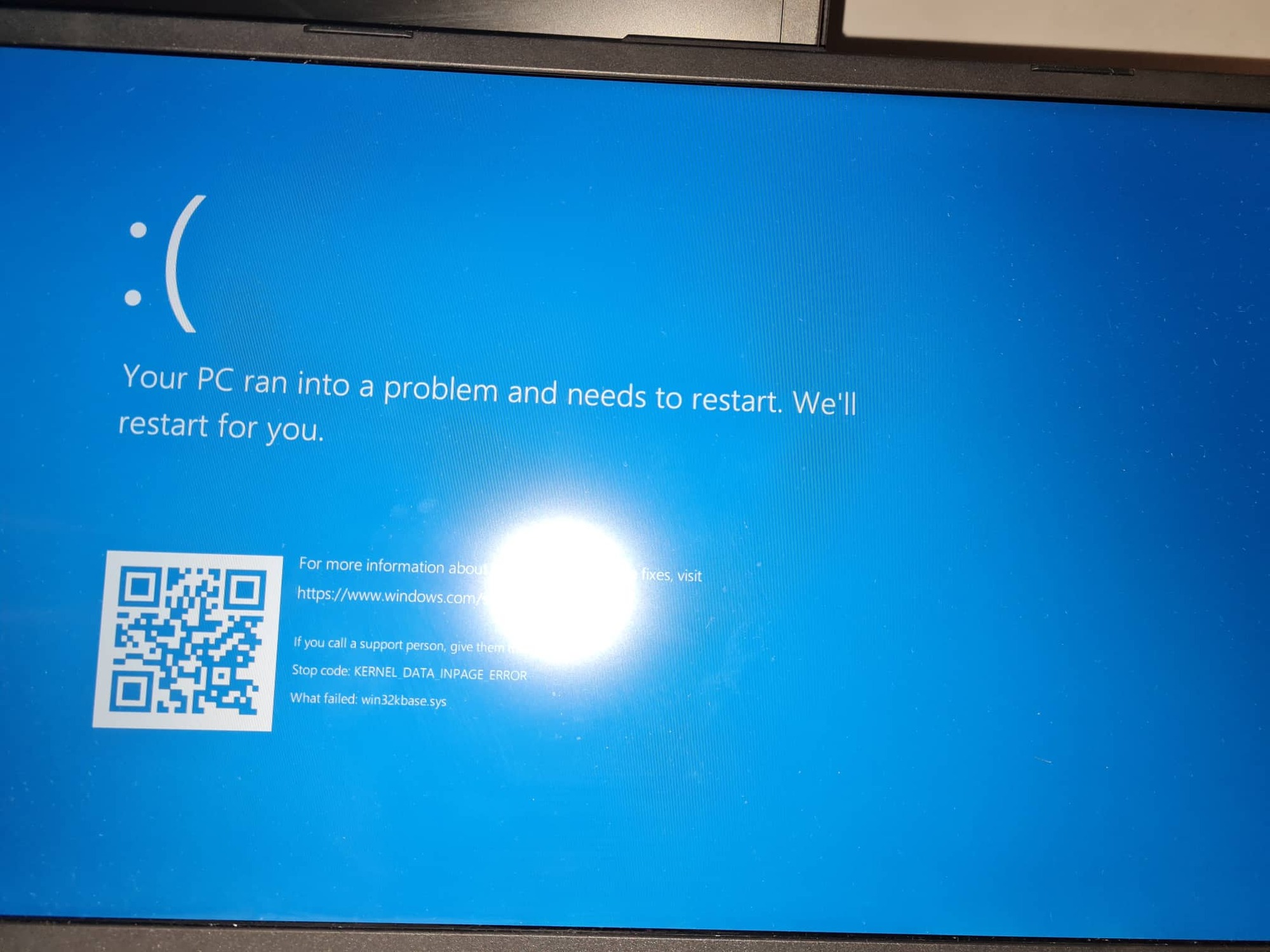 UNEXPECTED_STORE_EXCEPTION AND KERNEL_DATA_INPAGE_ERROR Blue Screens