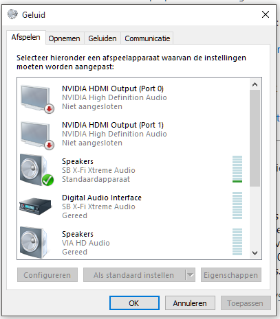 why my creative sound blaster card is not detected and showing in windows10  updated