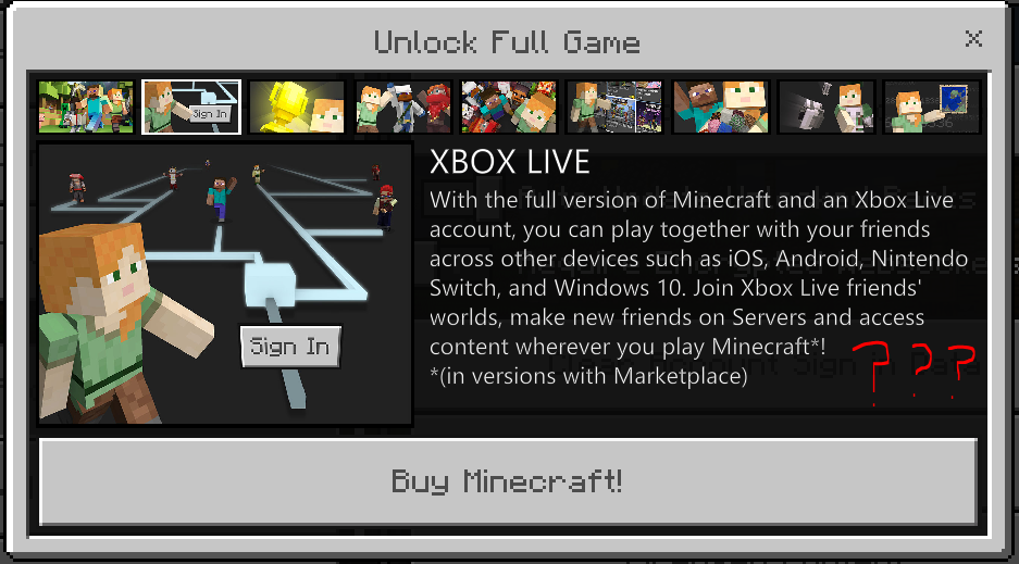 I can't log into xbox live on Minecraft Windows 10 Edition