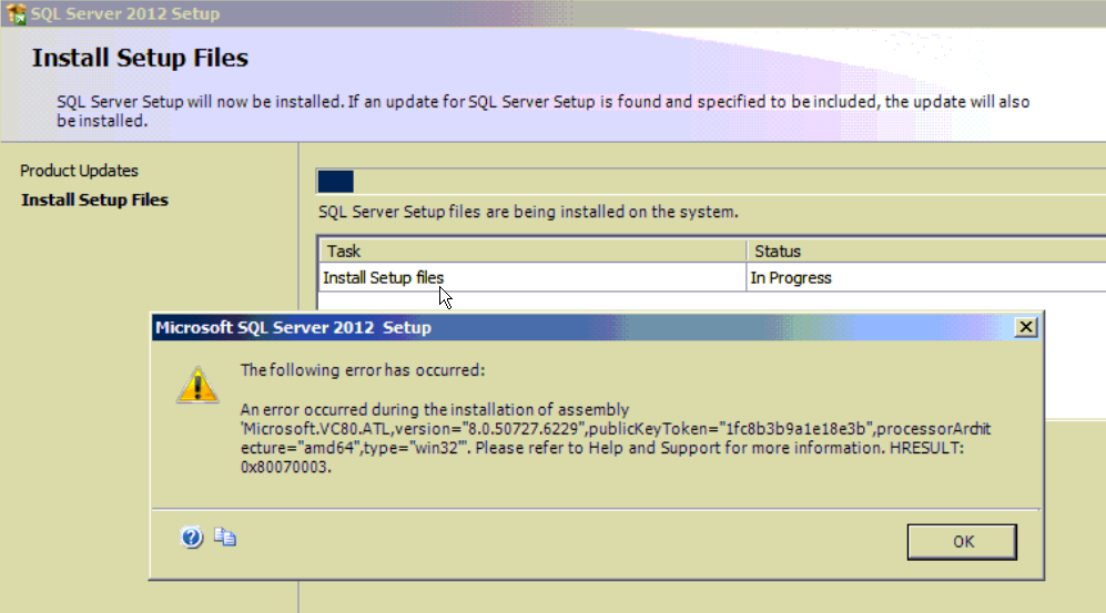 Error installing SQL Server 2012 SP4