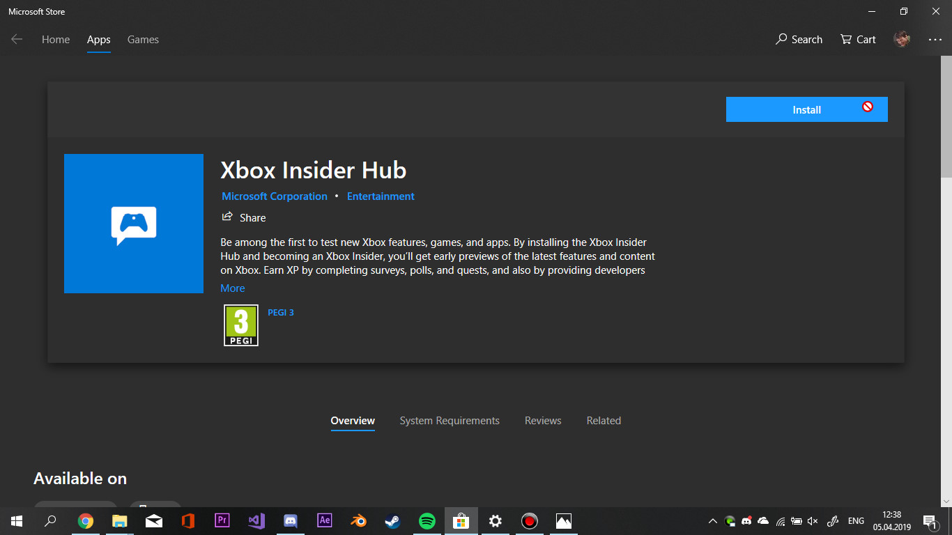 I want to participate in xbox insider program for windows 10, but for some  reason, I can't...
