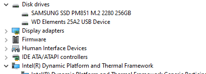 external hard drive in WD elements 25A2 is not working after opening the  create pool option...