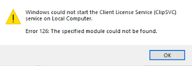 Ошибка 0xc0020036 windows licensing не удалось запустить clipsvc