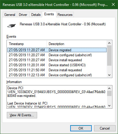 AMD USB 3.10 eXtensible Host Controller 1.20 Microsoft Code 10 Error