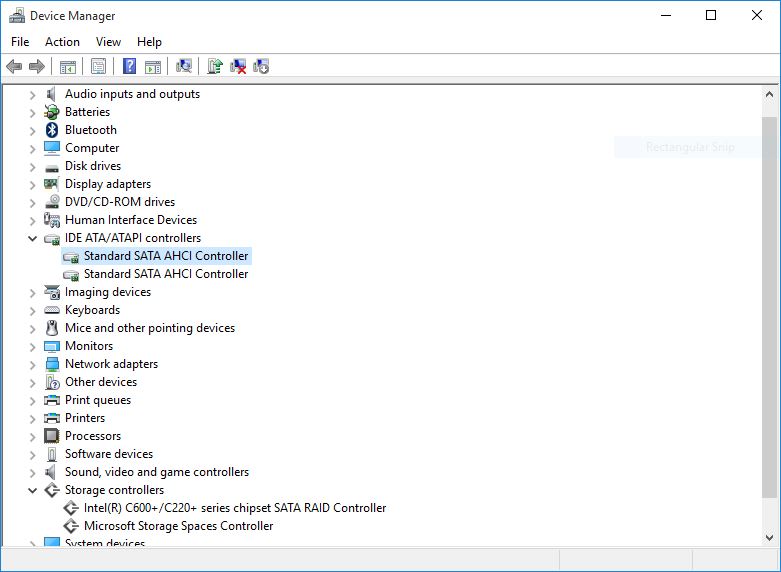 Do I need to update my SATA AHCI driver to Intel's version of the driver  when I upgrade to...