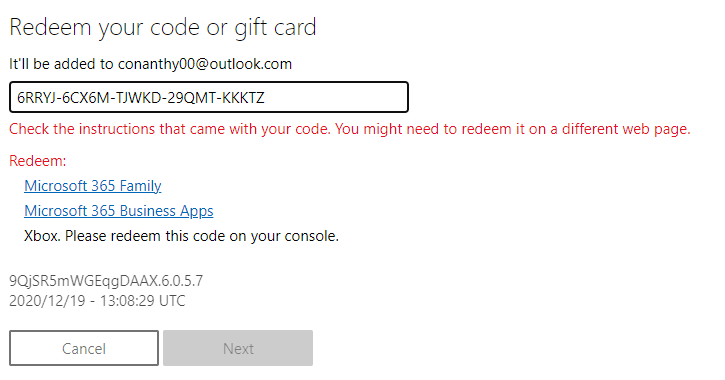 redeem giftcode xbox gamepass for pc