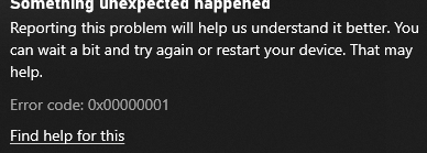 when i try to download any game on xbox game pass app i get error code  0x00000001