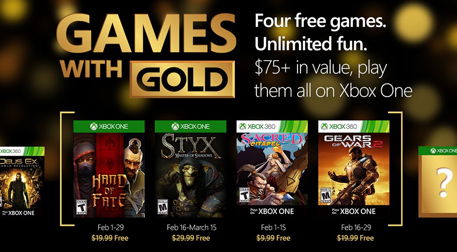 New Xbox One and Xbox 360 Games with Gold for February 2019 Feb16GWGHERO-940x520.jpg