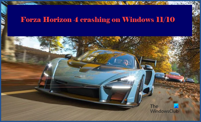 Forza Horizon 4 crashing on Windows PC