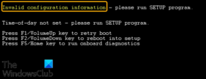 Fix Invalid Configuration Information – Windows 10 boot error